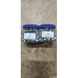 NOVA 3/8x16 finished hex nut zinc 100 pcs. per jar ***500 pcs.