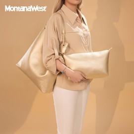 Montana West Purses for Women Hobo Shoulder Bag Handbag Ladies Pocketbooks,MWC-564GD