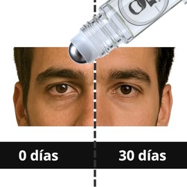 Roll On Anti Ojeras con Ácido Hialurónico y Cafeína. Tratamiento Desinflamante, Reduce Bolsas y Ojeras OM Style. Serum Antiojeras para 9 Meses de Duración (1 Pieza)