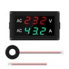 Jadeshay LCD Voltmeter Ammeter AC50-500V 0-120A Voltage Meter Electricity Meter