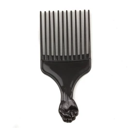 Mytoptrendz® -Plastic Teeth Afro Hair Comb With Fist Handle Design Ideal For Untangling Hair