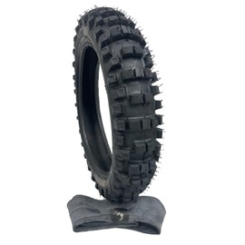 90/100-14 3.00-14" INCH REAR TIRE AND INNER TUBE FOR 125CC 140CC 150CC COOLSTER TAO TAO APOLLO RFZX18 CRF80R KLX125 RM80 YZ80 YZ85 TTR125 PIT PRO TRAIL DIRT BIKE OFF ROAD MOTOCROSS HEAVY DUTY