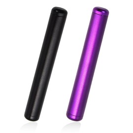 Tomedeks Pack of 2 Joint Cases, Joint Case 110 mm, Joint Case King Size, Odour-Proof and Waterproof, Metal Aluminium, High-Quality Long Large Tube Joint Accessories Storage, Clean Design (Purple)