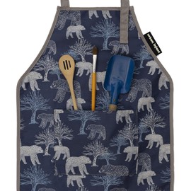 Urban Infant Little Helper Kids Apron - Children's Cooking Art Gardening - Great Gift for Toddler Boys and Girls - Bears, Small