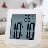 Digital Bathroom Clocks Simple LCD Electronic Alarm Clock Waterproof Shower
