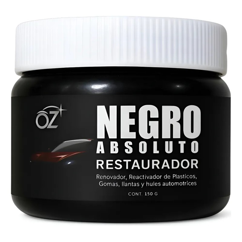 Protector De Plásticos Y Gomas Negro Intenso 6 Unidades