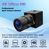 ALPCAM USB Camera 4K Wide Angle 2.8-12mm Varifocal Zoom Lens