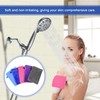 ZFRITP 5 Pcs Waschhandschuh Körper,Waschhandschuhe Frottee,Waschlappen Microfaser,Mikrofaser Waschlappen,Flanell,Weich