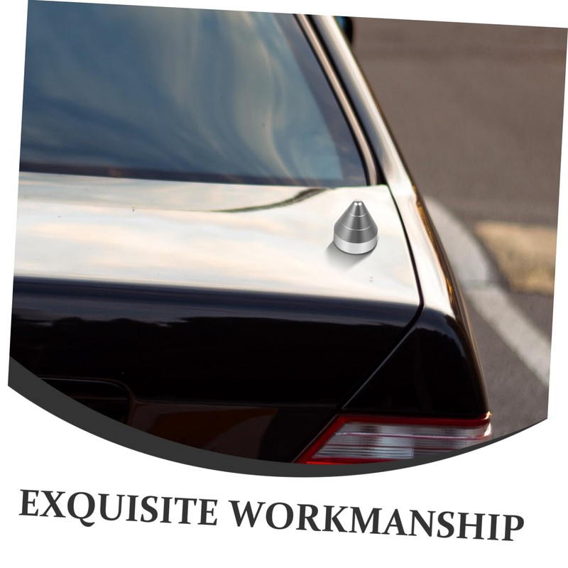 Zerodeko Rear Bumper Spike Decor Versatile Tail Cone Sticker for