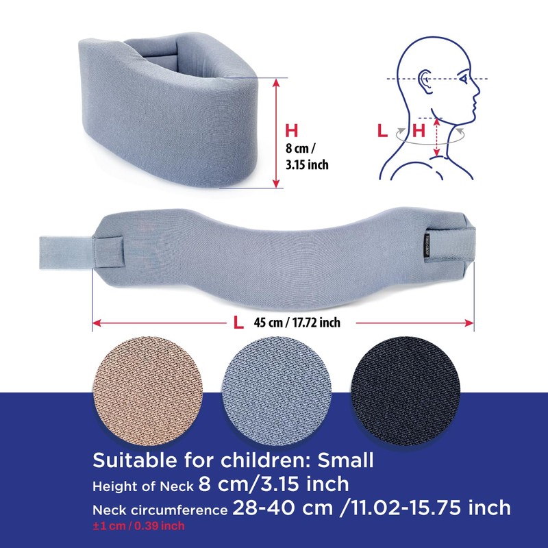 TOROS-GROUP Ergonomic Cervical Collar/Neck Support Brace / 100% - Cotton