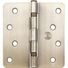 Stone Harbor Hardware 4" Ball-Bearing Door Hinges, 1/4" Radius Corner,