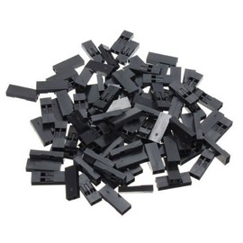 Aihasd 100 St ¨ ¹ CK 1P Pin Header Female Connector Grid 2,54 mm Single Row 1-Pin