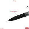 GOLDEX Kiwi BLACK 10 x 0.7mm Tip Soft Gel Pens