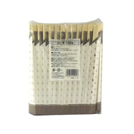 Yamato T Corporation 割ribasi Natural 20 cm White Chopsticks 元禄 Chopsticks in a Bag 100 Pairs, 50-Pack