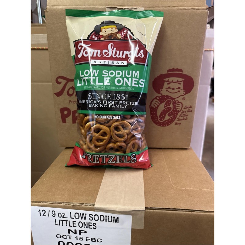 Tom Sturgis 3x Tom Sturgis Artisan Low Sodium Specials Pretzels,