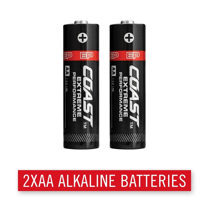 Coast® G26 415 Lumen Bulls-Eye™ Spot Beam LED Flashlight, Batteries