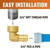 SUNGATOR 2-Pack PEX A Expasnion 3/4"x 3/4" Female NPT Elbow