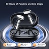 Open Ear Headphones with LED Display Charging Case, Wireless Bluetooth