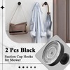 LifCratms 2 Pcs Suction Cup Hooks for Shower, Stainless Steel
