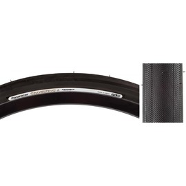 Panaracer Gravel King+ Slick 700x43 Tubeless TPI 80 Black/Black Reflective Road