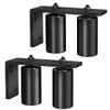 Sdstone Slide Gate Guide Roller 4" Black with L Rear