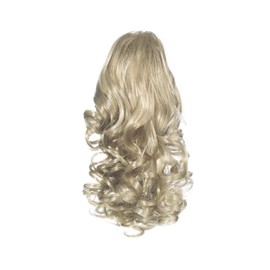 Love Hair Extensions Curly Drawstring Synthetic Hair Ponytail Colour 18/22 Ash Blonde/Beach Blonde 12 -inch
