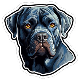 Cane Corso Sticker Decal Vinyl Small Waterproof for Water Bottle Mug Passport Book Scrapbook Notebook Laptop Tumbler Skateboard Computer Phone Size Funny Gift Car Stickers ID44990