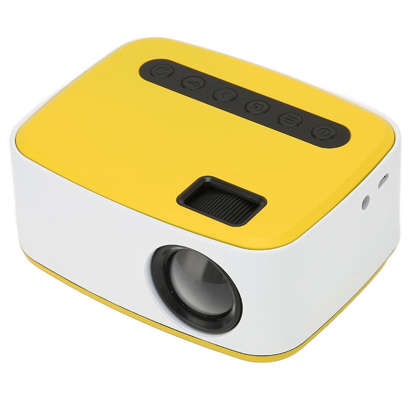 Mini Projector LED WiFi USB Connection 1080P Inbuilt Speaker Portable