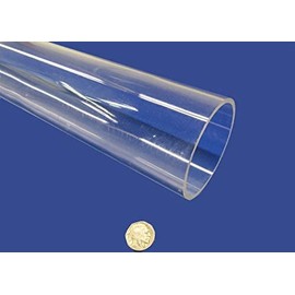Tenite CAB Butyrate Round Tube 3.00" (3") OD x 2.75" (2-3/4") ID x 1/8" Wall x 6 Ft. Length 1 pc