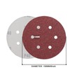 150mm Sanding Discs Pads, 40 Grit Sandpaper Sheet, 6 Inch