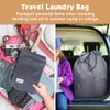 UniLiGis Washable Travel Laundry Bag with Handles and Drawstring (2