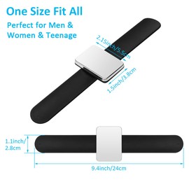 Coitak 3 PCS Magnetic Pin Holder Wrist Band, Magnetic Wrist Sewing Pincushion with Wristband for Sewing