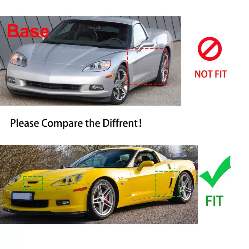 MAG Fits 05-13 Chevy Corvette C6 Z06 Front Bumper Lip