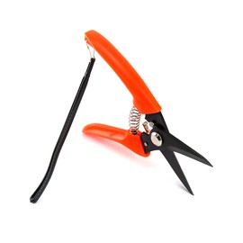 QWORK® Claw Shears for Sheep, Alpaca, Pig Hooves, Shrub Trimmer, Carbon Steel, 17.5 cm