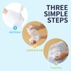 HYGIENJOY-21% Larger,No Rinse Bathing Wipes for Adults-Rinse Free Bath Sponges,Soap