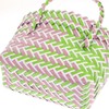 pvc woven basket stylish tote bags plastic basket picnic rattan