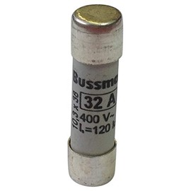 Cooper Bussmann C10G32 AC Cylindrical Fuse, 10 x 38, 32 Amp, GG, 400V