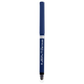 L'Oréal Paris Waterproof Eyeliner with Gel Formula and Integrated Sponge for Successful Smokey Eyes, 36h Hold, Infaillible Gel Automatic Grip Liner, Blue Jersey (Blue), 1 Piece