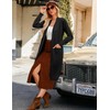 Women's 2024 Trendy Long Cardigan Sweaters Open Front Long Sleeve