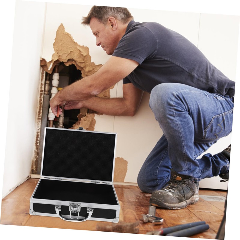 Mikinona Multi Functional Handheld Aluminium Tool Briefcase Durable Storage Box