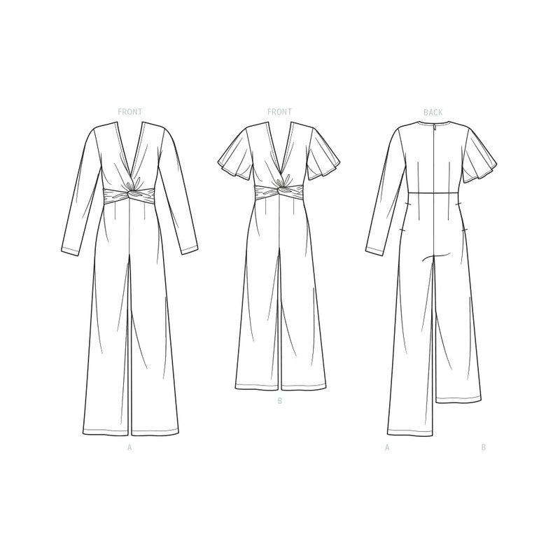Know Me Misses' and Women's Jumpsuit Sewing Pattern Kit by