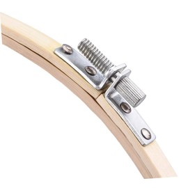 Operitacx Bamboo Circle Embroidery Hoop for Cross for and Painting Craft Projects Home Decoration