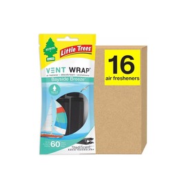 Little Trees Lot Of 4 Packs Of 4 Little Trees Air Freshener Car Vent Wrap Bayside Breeze