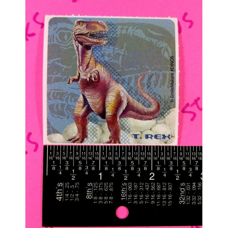 Smile Makers Dinosaurs Lot Of 5 Stickers