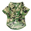 Dog Shirts Summer Stylish Camouflage Breathable Cool Pet Summer T