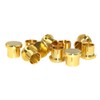 Shusmda 8Pcs Gold Plated Protection Cap Plug Short-Circuit Socket Phono