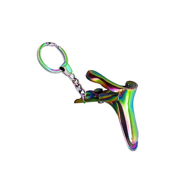 AAProTools Miniature Multi Titanium Rainbow Speculum Instruments Keychain