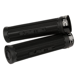 Burgtec Bartender Pro Super Soft Greg Minnaar Signature Grip, Black, Rubber, 5mm Diameter, Single Lock-on, Tapered Core, UCI Mountain Bike World Cup, Bicycle, Dirt Bike
