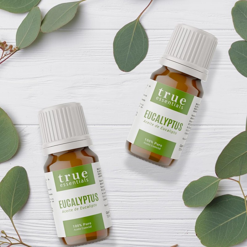 Aceite Esencial Eucalipto 15ml True Essentials, colección de Aceites Esenciales