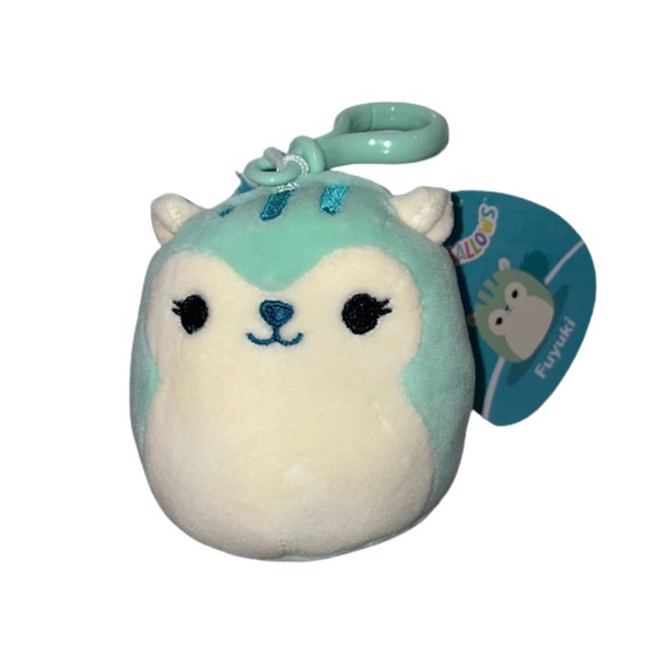 Squishmallow 3.5" Fuyuki The Squirrel Clip - NWT
